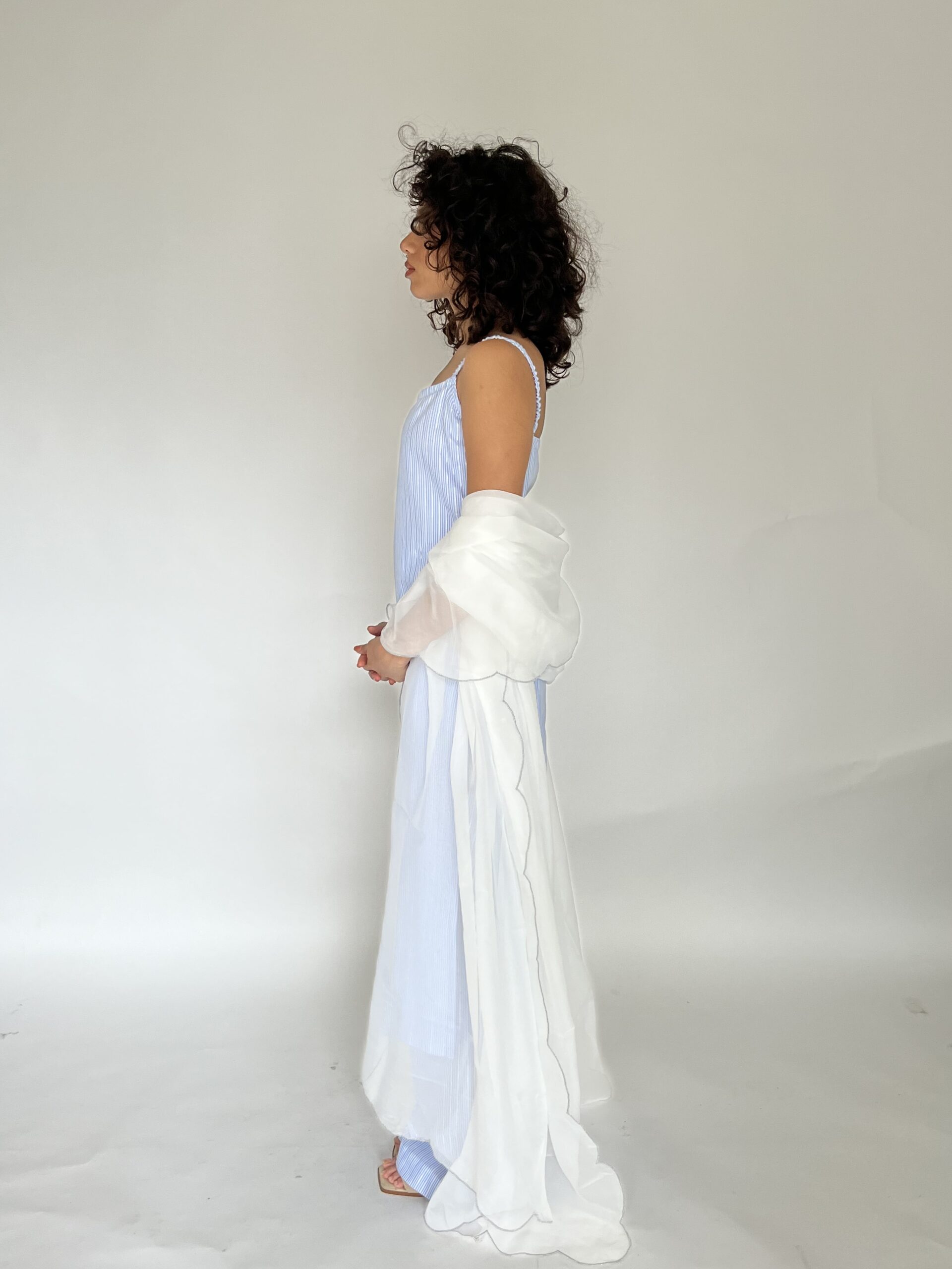 Mulmul Organza Vipas Off White Dupatta main image 1